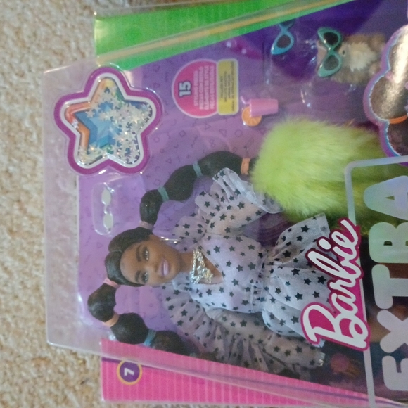 BNIB Barbie EXTRA doll-African American- #7---has 15 styling pieces - Picture 2 of 8